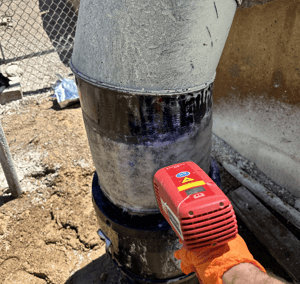 outdoor wrap pipe